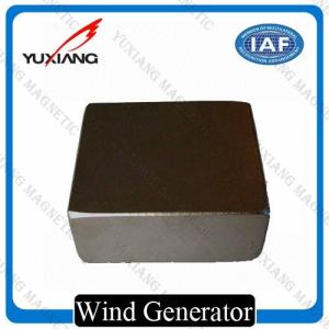 Quality Industrial Grade Neodymium Block Magnets N35 - N52 / N42SH Axially Magnetized wholesale