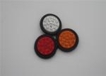Amber Red White 12V universal 4inch 24 led truck trailer tail light round