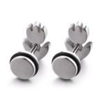 Wholesale cheap price stainless steel body jewelry flower stud earrings for