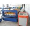 Buy cheap Green Color Roofing Sheet Roll Forming Machine With Stainless Steel Slide from wholesalers