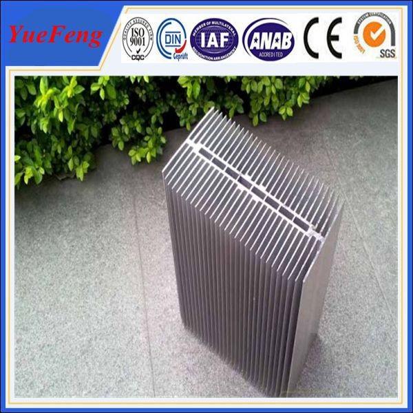 HOT!reliable chinese supplier extruded large radiator heat sinks with silver