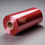 Opaque Red 40uM HDPE Plastic Sheet Roll Winding Length 5000 Meters