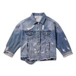 All Match Ripped Denim Ladies Jackets Coats 2021 Fashion