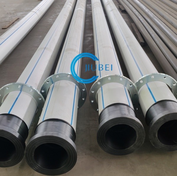 White Black Co Extruded PN10 ISO4427 HDPE Pipe With Excellent Corrosion Resistance
