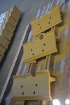 HRC 25 Excavator Track Shoe Plate Track pads D6R 203 Link Pitch Track Plates