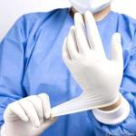 Anti Coronavirus Disposable Protective Gloves , Medical Hand Gloves Ce