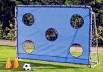 3 In 1 Metal Soccer Goal Power Coated Steel Target Rebound Net
