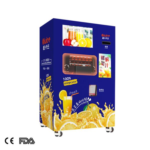 tourist attractions blue orange juice auto vending machine freshly squeezed