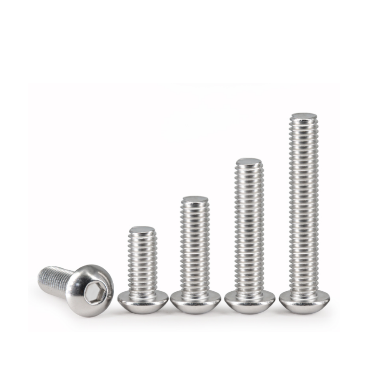 ISO7380 Stainless Steel Hexagon Socket Button Round Head Screw M2 M3 M4 M5 M6 M8 M10