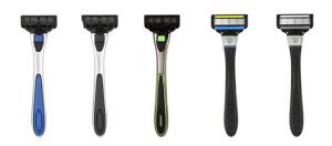 Quality Sweden Stainless Steel Metal Handle Shaver Razor 5 Blade Safety Removable Shaving Blade Razor wholesale