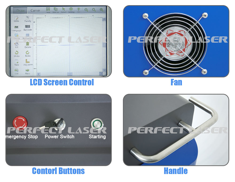 Small Steel Laser Rust Removal Machine Light Weight Laser Cleaning Machine For Metal Rust/Paint/Oil