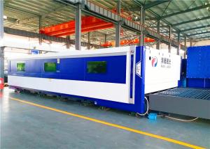Quality Carbon Steel Metal Laser Cutting Machine , CNC Fiber Laser Cutter 2000 Watt wholesale