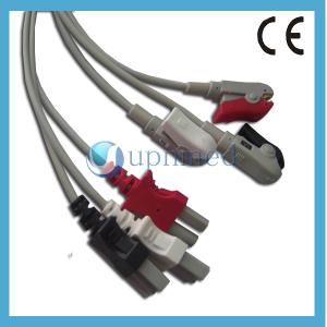 Quality Spacelabs 3 lead wires ECG Cable ,grabber/snap wholesale