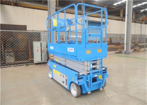 Quality AC Power Rough Terrain Scissor Lift Anti Slip Steel Plate Safety Operation wholesale