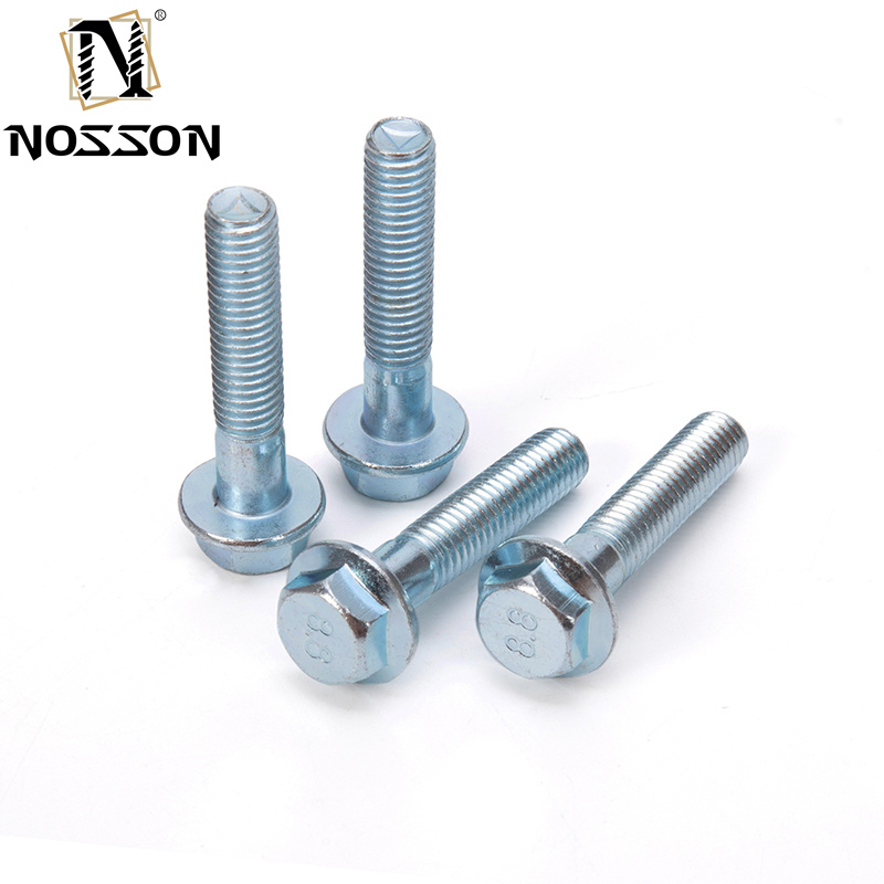 High Grade A2-70 Carbon Steel 5/16 Flanged Hex Head Bolts Fully Threaded 5/16"-18 x 3/4" Grade 5 for Customer Requirements