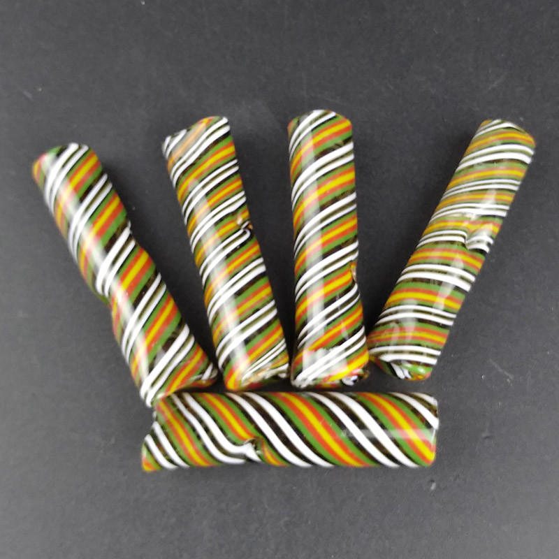 Hand Blown Glass Water Bongs Accessories Thick Pyrex Colorful Glass Tips