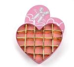 Rigid Cardboard Heart Shaped Valentine's Day Gift Box Hot Stamping Eco Friendly