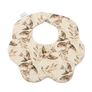 Quality Muslin fabric Wholesale Customized Printed Feeding Cotton Fabric Baby Bibs wholesale