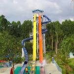Environmental Friendly RAL Color Spiral Water Slide High Speed
