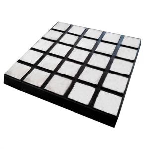 Quality High Wear Resistant Alumina Ceramic Liner Rubber Wear Liner For Mining Chute wholesale