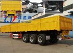 3 * 13ton Capacity Axles Side Wall Semi Trailer for Dry Cargo or Sands