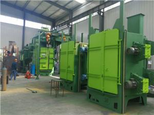 Quality Surface Treatment Catenary Shot Blasting Machine 7 Blastwheels wholesale