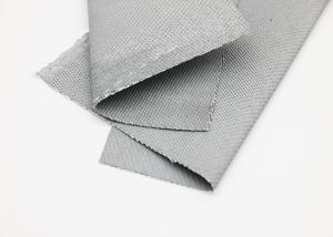 Quality 50m-100m Length Fireproof Fiberglass Fabric , Coated High Temperature Fiberglass Cloth wholesale