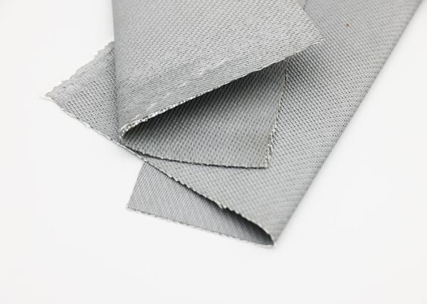 50m-100m Length Fireproof Fiberglass Fabric , Coated High Temperature Fiberglass