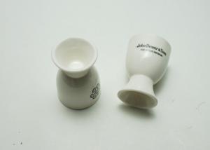 Quality Decal porcelain egg holder , footed egg cups For Breakfast / Self Buffet Dinner wholesale