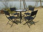 Riverside European Style Dining Furniture Sets With Folding Chair