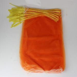 Quality Monofilament Mesh Net Bag for Vegetables PE Orange Packing Bags Convenient Packaging wholesale