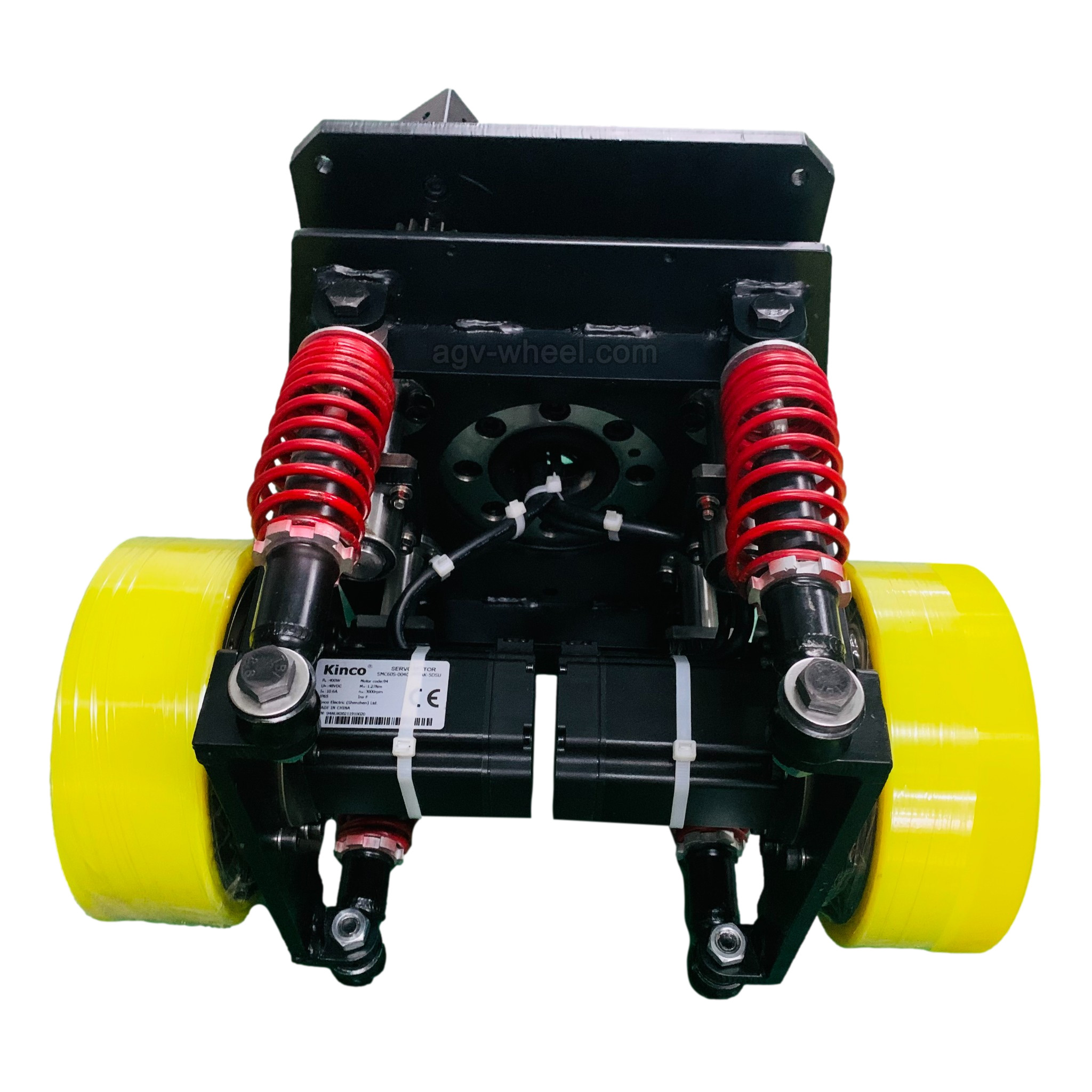 Shock absorption Differential Wheel 90W AGV Servo Motor Steering Wheel 40m/min