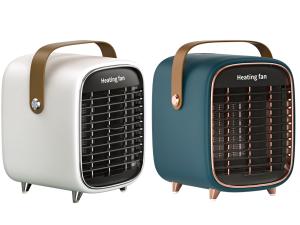 Quality Small White Ptc Ceramic Heater And Fan 900w Electric Portable Space Bedroom wholesale