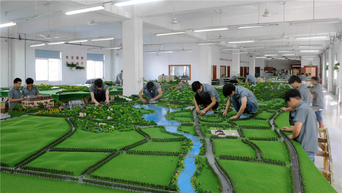 High rise 3d building architectural scale models material for sale with colorful light