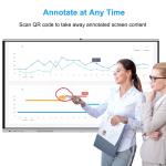 86 Inch Projection Screen Lcd Boards Interactive Whiteboard