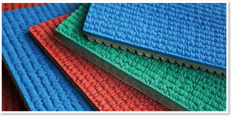 Transportable Prefabricated Running Track Material Synthetic 9mm Thickness