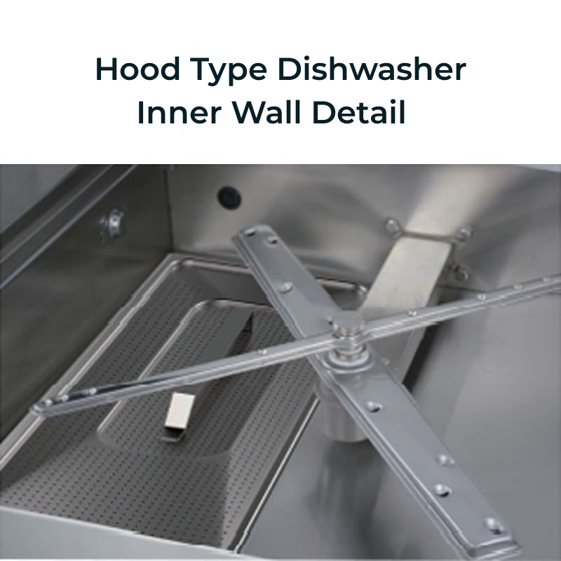 Freestanding High Temperature Undercounter Commercial Dishwasher Automatic
