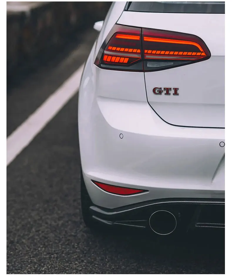 Taillight Assembly For Volkswagen Vw Golf 7 13-21 Retrofit 7.5 Generation Full Led Rear Tail Light Flow Steering Running