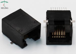 Quality RJ45 Waterproof Tab Up Female Lan SMT Connector Through Hole Low Profile wholesale