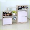 Buy cheap KD package Drawable 93cm Oak Wooden Shoe Rack Cabinet from wholesalers