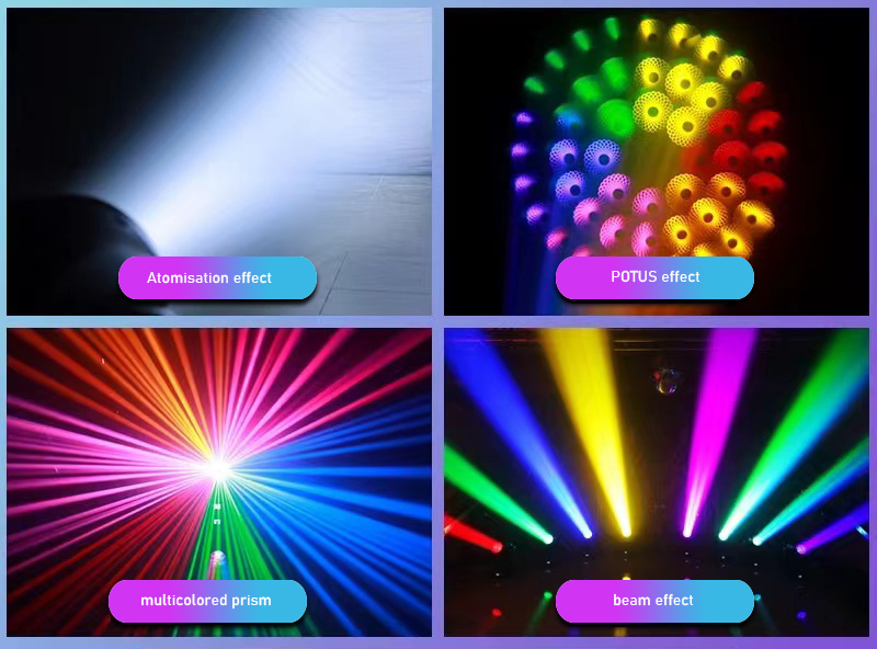 Sound Activated 350w 17r Waterproof Moving Head Beam Search Light for Stage Lighting