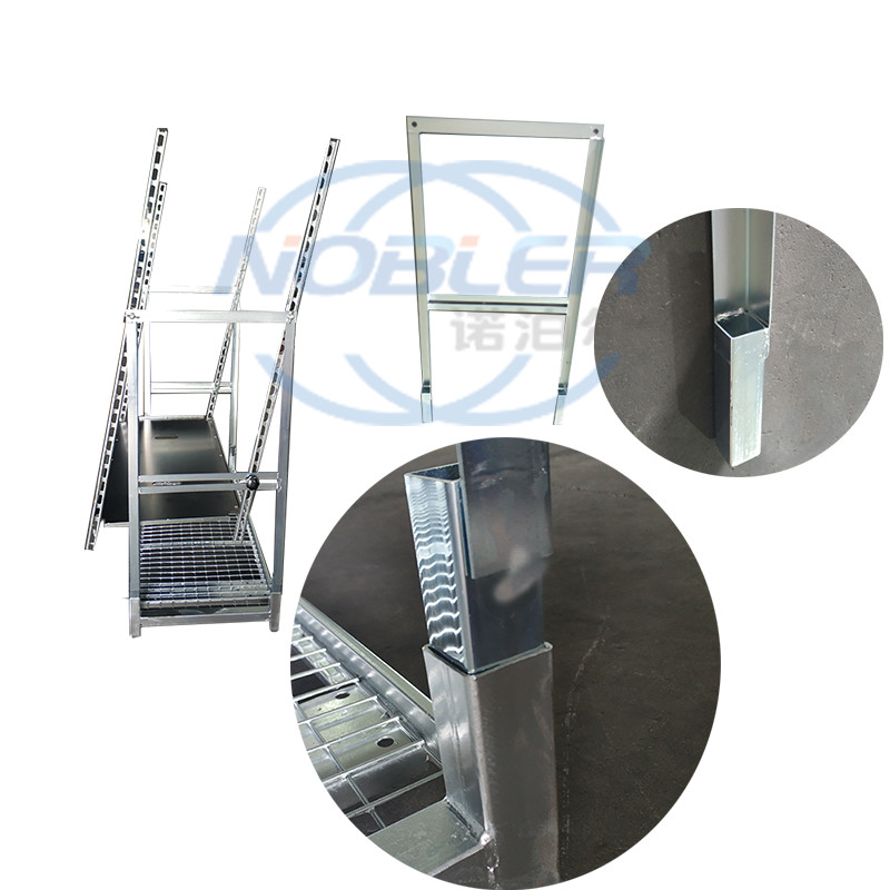Display Type Plywood Danish Flower Trolley Rust Prevention Assembly Convenient