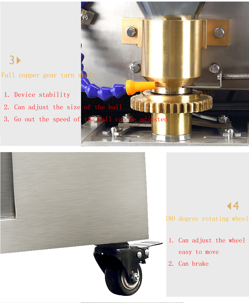 1000*400*400mm Automatic Fish Ball Production Line Stainless Steel