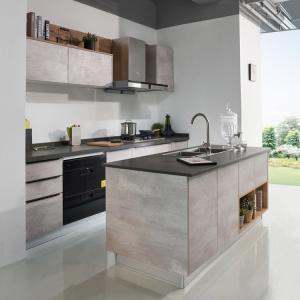 Quality Luxury Lacquer Painting / Melamine Finishing Modular Kitchen Cabinets wholesale