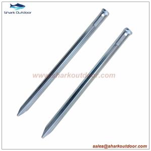 Quality V shaped steel tent peg tent stake 30cm wholesale
