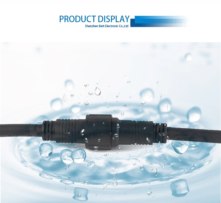 IP68 M19 Nylon Encapsulated Male And Female Outdoor Waterproof Cable Connector