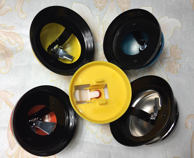 75-85mm red blue green white or customized color metal restaurant kitchen service call bell
