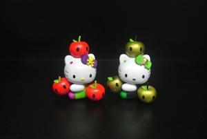 Quality Two Types Mini Hello Kitty Figures Toy 85 Degree For Convenient Store wholesale