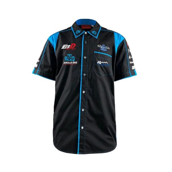 Sample Customized Logo F1 Shirt for Men 2024 Summer Casual Clothing Polyester