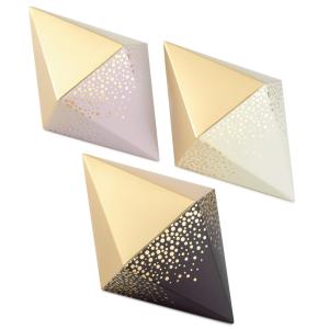 Quality Champagne Bubbles Prism Favor Rigid Packaging Box 3 Pack wholesale